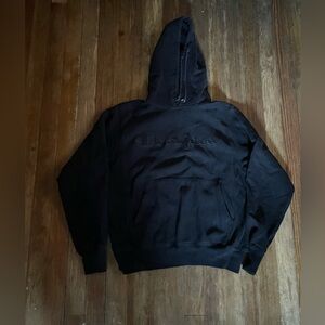 Champion Youth Black Hoodie. Small.